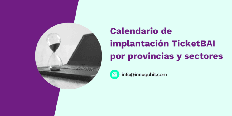Calendario de implantación TicketBAI por provincias y sectores