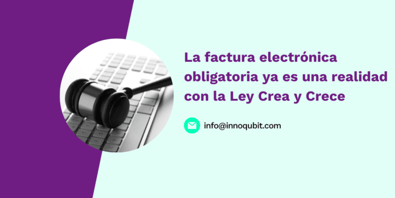 La factura electrónica obligatoria ya es una realidad con la Ley Crea y Crece