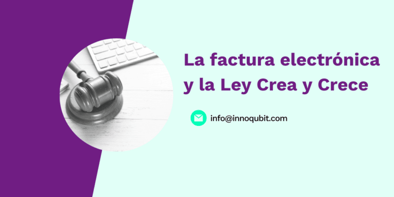 La factura electrónica y la Ley Crea y Crece